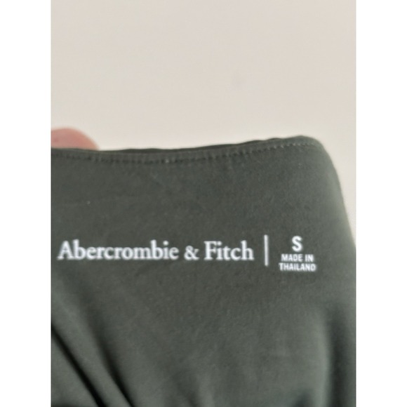 Abercrombie & Fitch Womens Small Crop Top Short Sleeve Grunge Casual Stretch - Picture 3 of 5